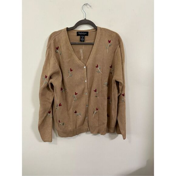 Celina Yang Designs Floral Cardigan, XL - Picture 1 of 4